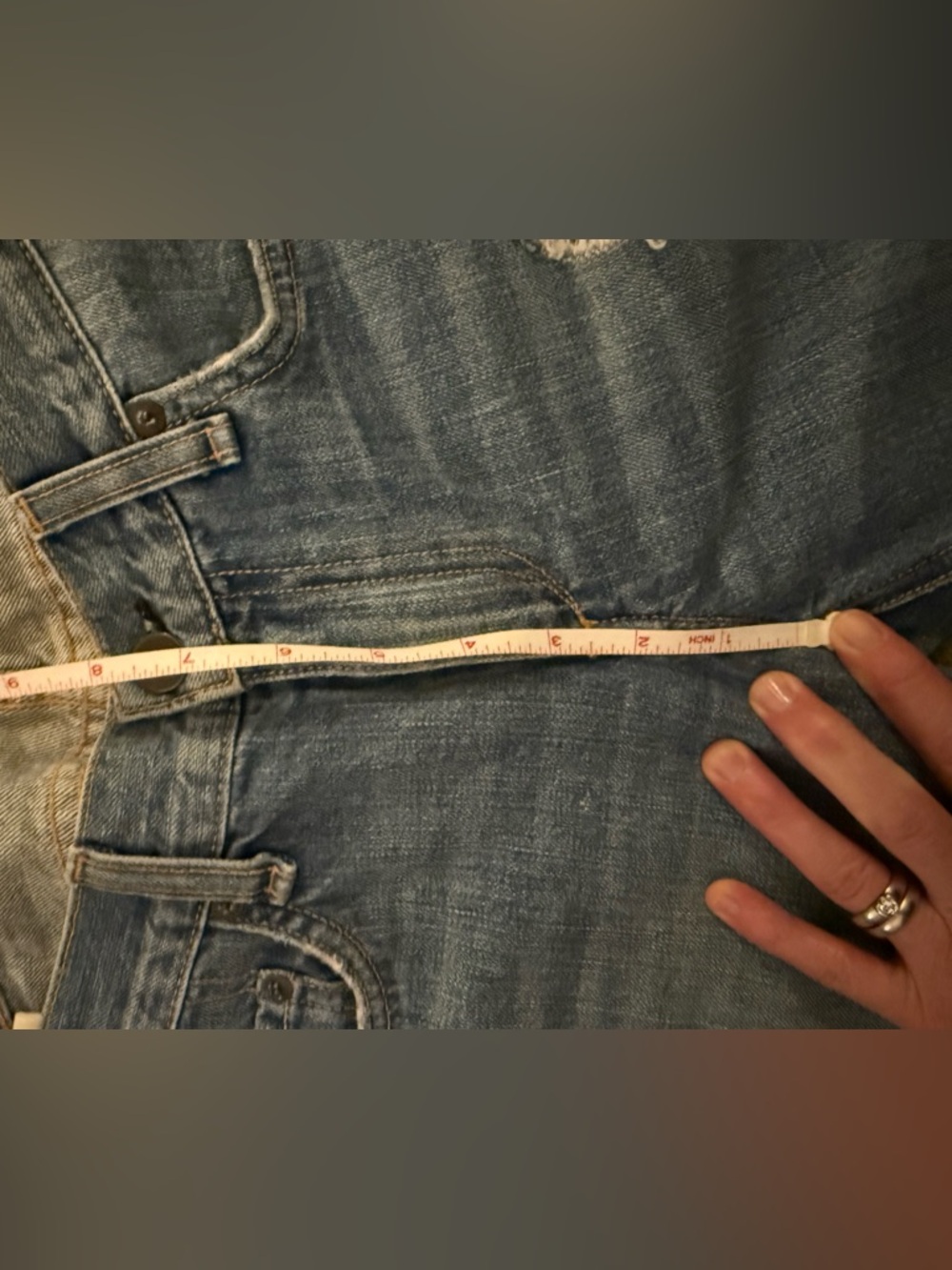Rag & Bone Boyfriend Jean Light Acid Wash Size 25 Distressed Ankle Cropped Crop - Picture 8 of 8